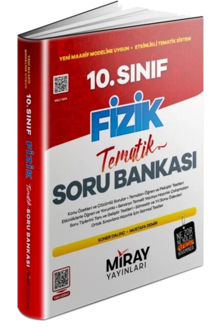 MİRAY 10.Sınıf FİZİK TEMATİK Soru Bankası - MİRAY YAYINLARI