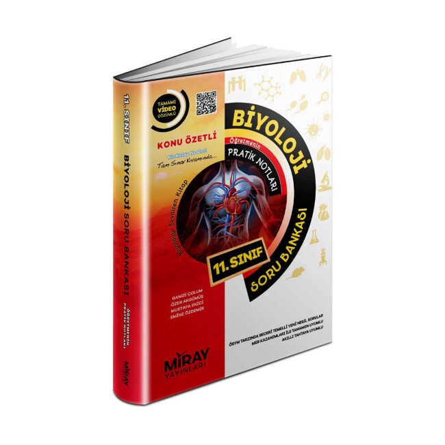 MİRAY 11.Sınıf BİYOLOJİ Konu Özetli Soru Bankası - MİRAY YAYINLARI