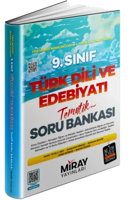 MİRAY 9.Sınıf ÜRK DİLİ VE EDEBİYATI TEMATİK SORU BANKASI - MİRAY YAYINLARI