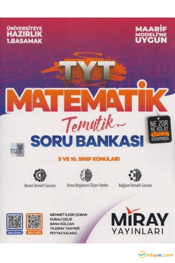 MİRAY TYT MATEMATİK SORU BANKASI MAARİF MODEL TEMATİK - 1