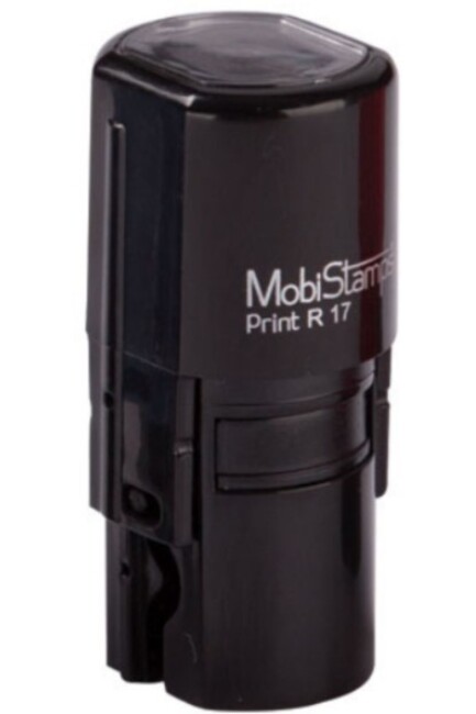 MOBİSTAMPS RC17 YUVARLAK OTOMATİK KAŞE - Kırmızı Keçeli - SIRDAŞ