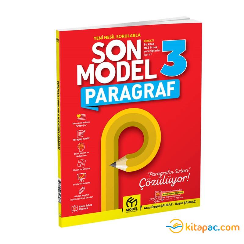 MODEL 3.Sınıf SON MODEL PARAGRAF Soru Bankası - 1