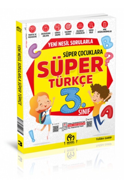 MODEL 3.Sınıf SÜPER TÜRKÇE YENİ NESİL SORULARLA - MODEL YAYINLARI