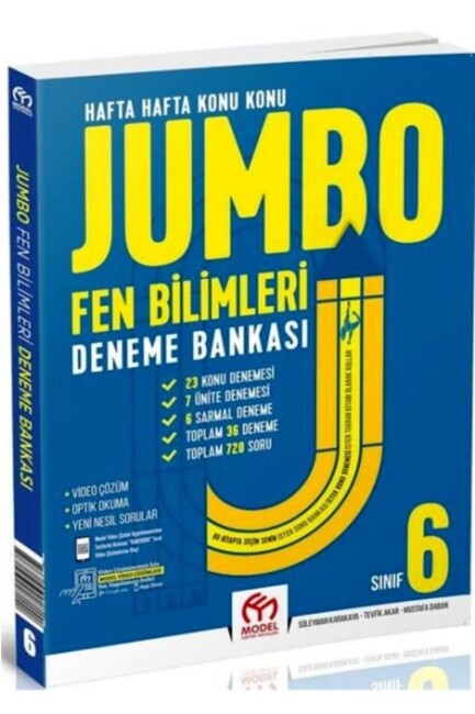 MODEL 6.Sınıf JUMBO FEN BİLİMLERİ DENEME BANKASI - MODEL YAYINLARI