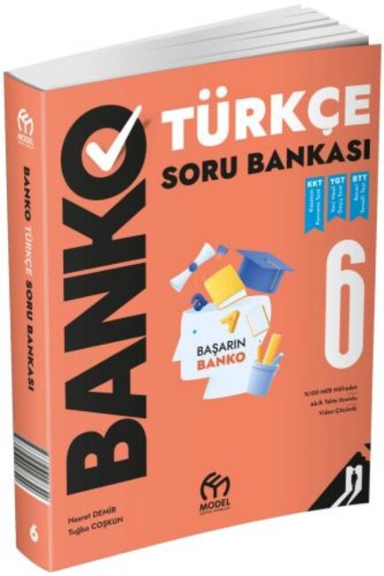 MODEL 6.Sınıf TÜRKÇE BANKO Soru Bankası - MODEL YAYINLARI