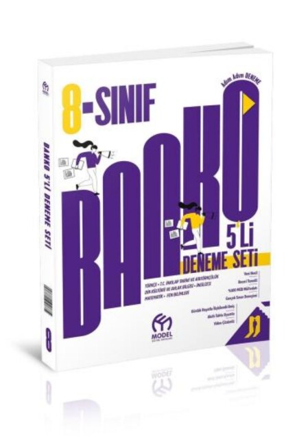 MODEL 8.Sınıf BANKO 5 Lİ DENEME SETİ - MODEL YAYINLARI