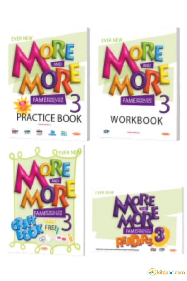 MORE & MORE 3.Grade 4 lü SET - (P.B+W.B+HİKAYE+C.B.) - 1