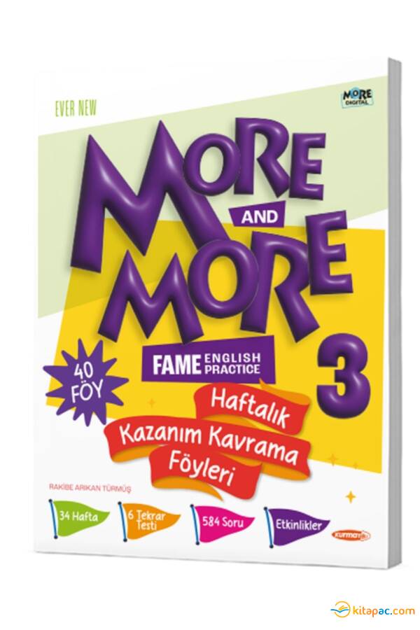 MORE & MORE 3.Grade KAZANIM KAVRAMA FÖYLERİ (40 FÖY) - 1