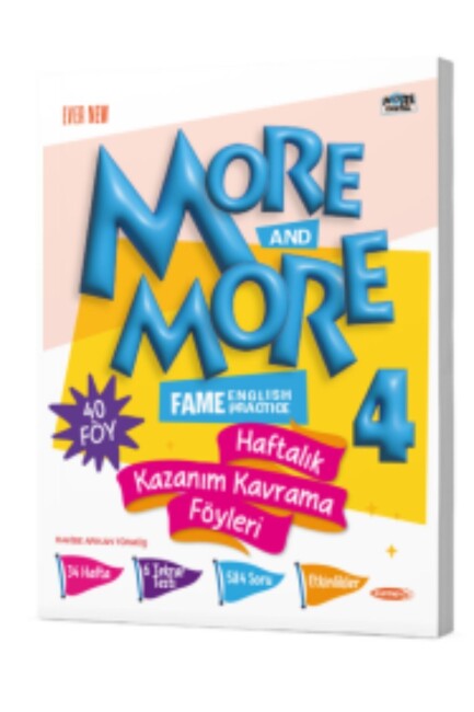 MORE & MORE 4.Grade KAZANIM KAVRAMA FÖYLERİ (40 FÖY) - MORE MORE