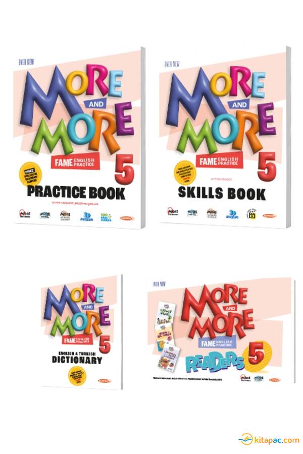 MORE&MORE 5.SINIF PRACTİCE BOOK&DICTIONARY (READERS & SKILLS + GRAMER AND VOCABULARY)(3 LÜ SET) - 1