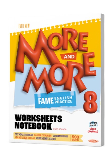 MORE & MORE 8.Grade WORKSHEETS NOTEBOOK - MORE MORE