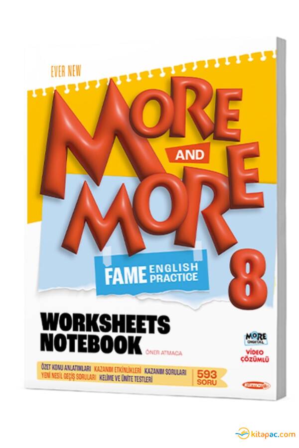 MORE & MORE 8.Grade WORKSHEETS NOTEBOOK - 1