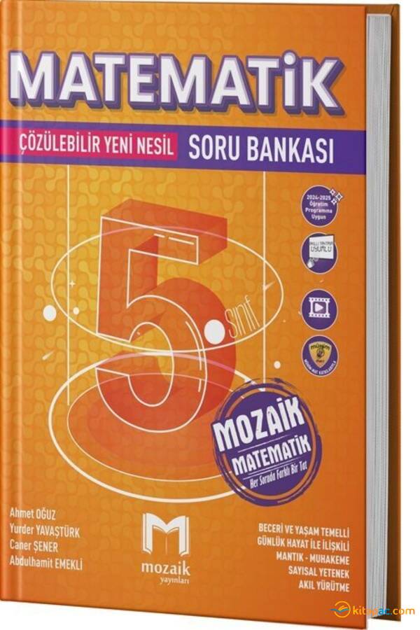 MOZAİK 5.Sınıf MATEMATİK SORU BANKASI - 1