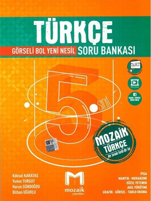 MOZAİK 5.Sınıf TÜRKÇE SORU BANKASI - MOZAİK YAYINLARI