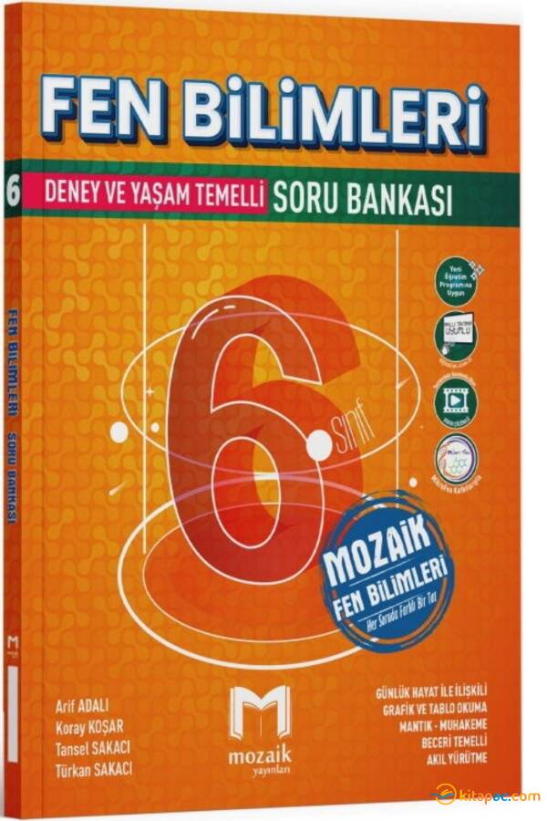 MOZAİK 6.Sınıf FEN BİLİMLERİ SORU BANKASI - 1