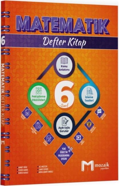 MOZAİK 6.Sınıf İNTRO MATEMATİK DEFTER KİTAP - MOZAİK YAYINLARI