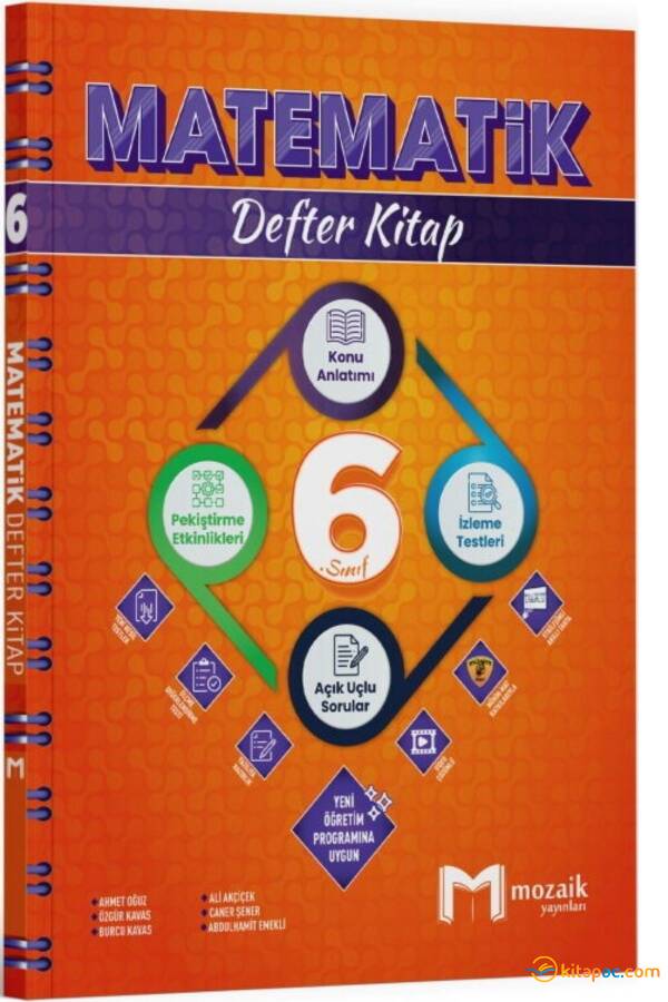 MOZAİK 6.Sınıf İNTRO MATEMATİK DEFTER KİTAP - 1