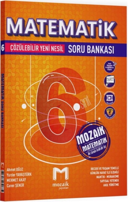 MOZAİK 6.Sınıf MATEMATİK SORU BANKASI - MOZAİK YAYINLARI