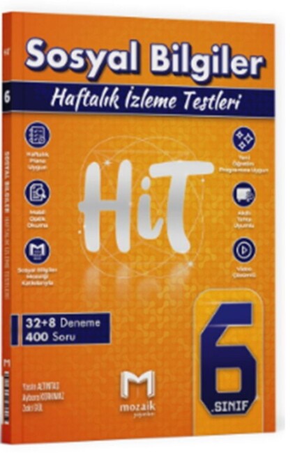 MOZAİK 6.Sınıf SOSYAL BİLGİLER HİT 32 DENEME - MOZAİK YAYINLARI