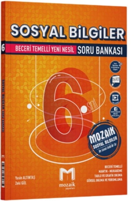 MOZAİK 6.Sınıf SOSYAL BİLGİLER SORU BANKASI - MOZAİK YAYINLARI