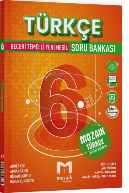 MOZAİK 6.Sınıf TÜRKÇE SORU BANKASI - MOZAİK YAYINLARI