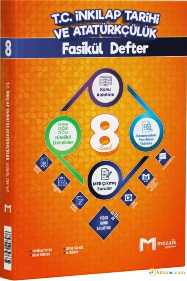 MOZAİK 8.SINIF İNKİLAP TARİHİ FASİKÜL DEFTER - 1