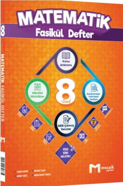 MOZAİK 8.SINIF MATEMATİK FASİKÜL DEFTER - MOZAİK YAYINLARI
