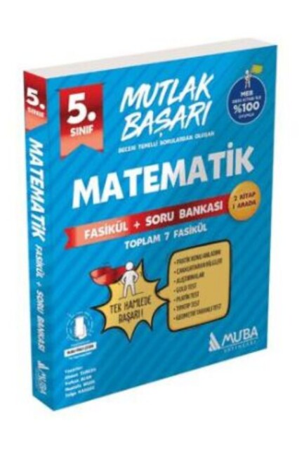 MUBA 5.Sınıf MUTLAK BAŞARI MATEMATİK Fasiküller + Soru Bankası - MUBA YAYINLARI