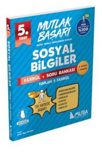 MUBA 5.Sınıf MUTLAK BAŞARI SOSYAL BİLGİLER Fasikül + Soru Bankası - MUBA YAYINLARI