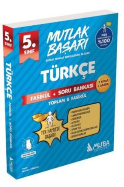 MUBA 5.Sınıf MUTLAK BAŞARI TÜRKÇE Fasiküller + Soru Bankası - MUBA YAYINLARI