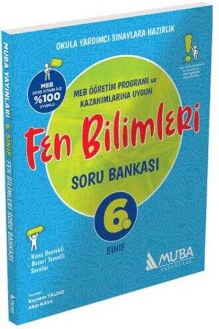 MUBA 6.Sınıf FEN BİLİMLERİ Soru Bankası - MUBA YAYINLARI