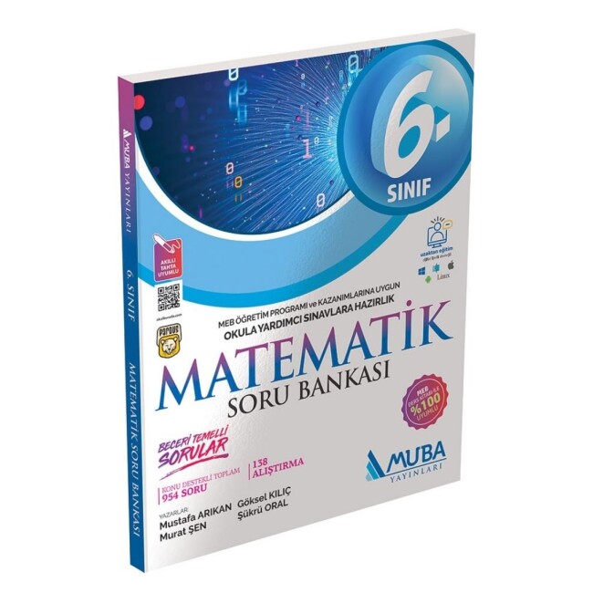 MUBA 6.Sınıf MATEMATİK Soru Bankası - MUBA YAYINLARI