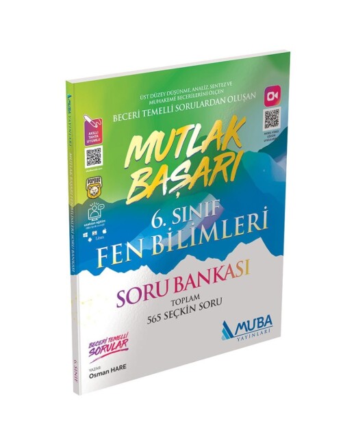 MUBA 6.Sınıf MUTLAK BAŞARI FEN BİLİMLERİ Soru Bankası - MUBA YAYINLARI