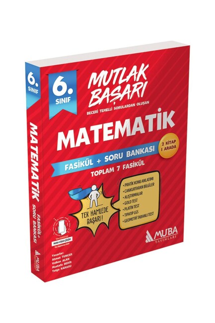 MUBA 6.Sınıf MUTLAK BAŞARI MATEMATİK Fasikül + Soru Bankası - MUBA YAYINLARI
