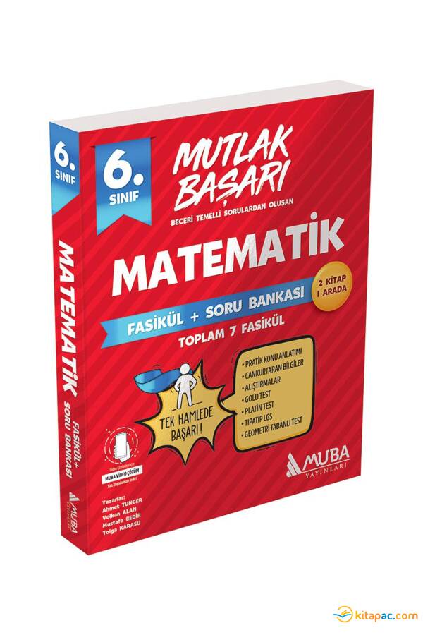 MUBA 6.Sınıf MUTLAK BAŞARI MATEMATİK Fasikül + Soru Bankası - 1