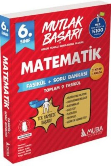 MUBA 6.Sınıf MUTLAK BAŞARI MATEMATİK Fasikül + Soru Bankası - MUBA YAYINLARI
