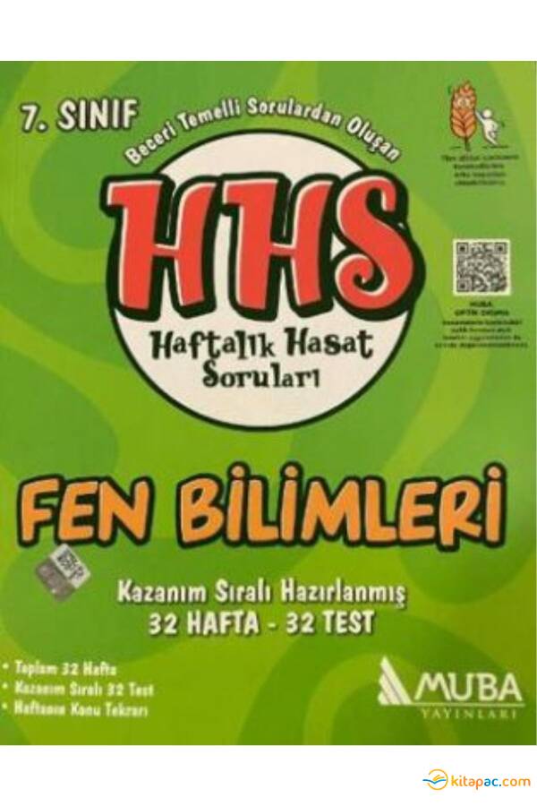 MUBA 7.Sınıf FEN BİLİMLERİ HHS HAFTALIK HASAT SORULARI - 1