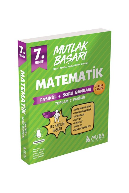 MUBA 7.Sınıf MUTLAK BAŞARI MATEMATİK Fasiküller + Soru Bankası - MUBA YAYINLARI