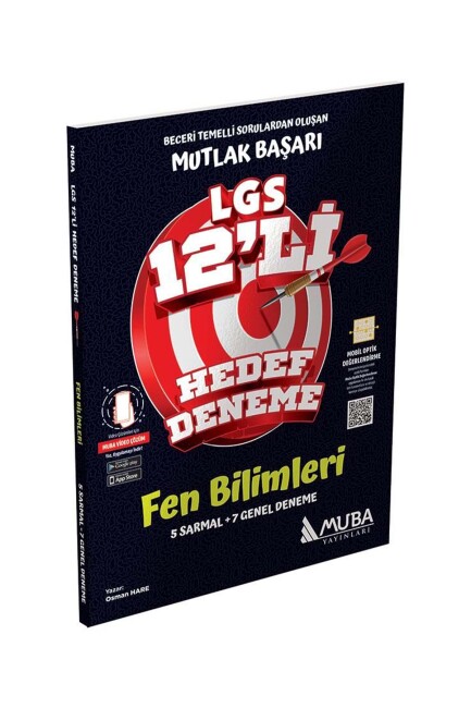 MUBA 8.Sınıf FEN BİLİMLERİ HEDEF DENEME 12 li - MUBA YAYINLARI