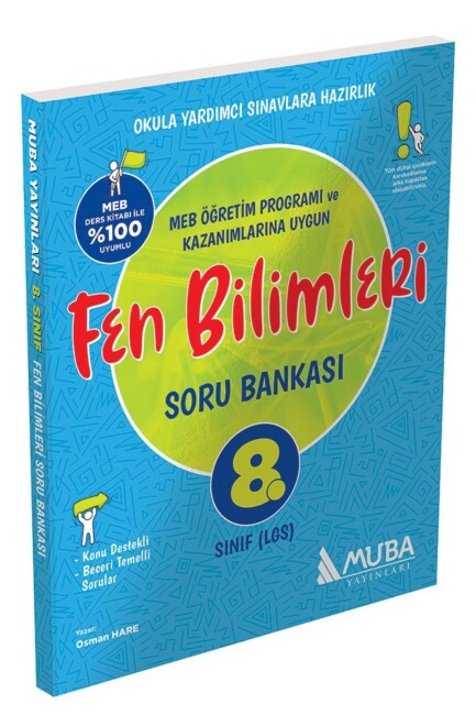 MUBA 8.Sınıf FEN BİLİMLERİ Soru Bankası - MUBA YAYINLARI