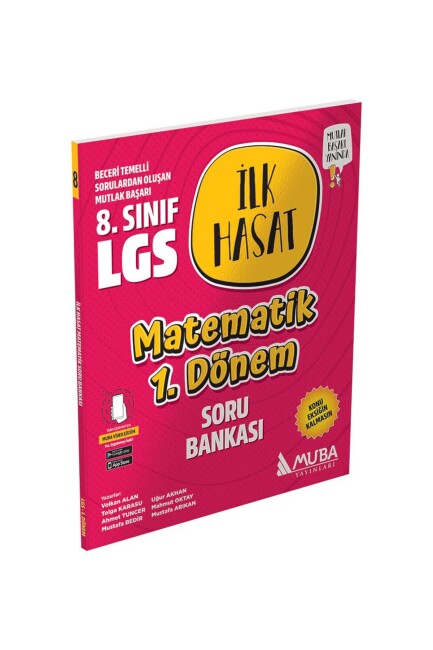 MUBA 8.Sınıf İLK HASAT MATEMATİK 1.DÖNEM Soru Bankası - MUBA YAYINLARI