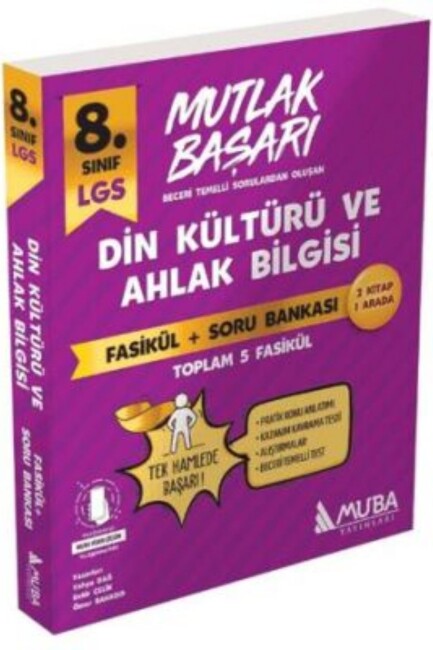 MUBA 8.SINIF MUTLAK BAŞARI D,N KÜLTÜRÜ FASİKÜL + SORU BANKASI - MUBA YAYINLARI