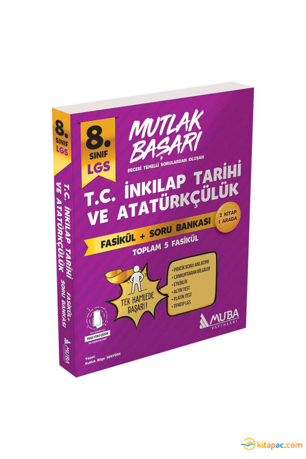 MUBA 8.Sınıf MUTLAK BAŞARI İNKILAP TARİHİ Fasikül + Soru Bankası - 1