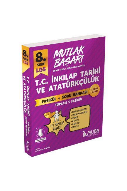 MUBA 8.Sınıf MUTLAK BAŞARI İNKILAP TARİHİ Fasikül + Soru Bankası - MUBA YAYINLARI