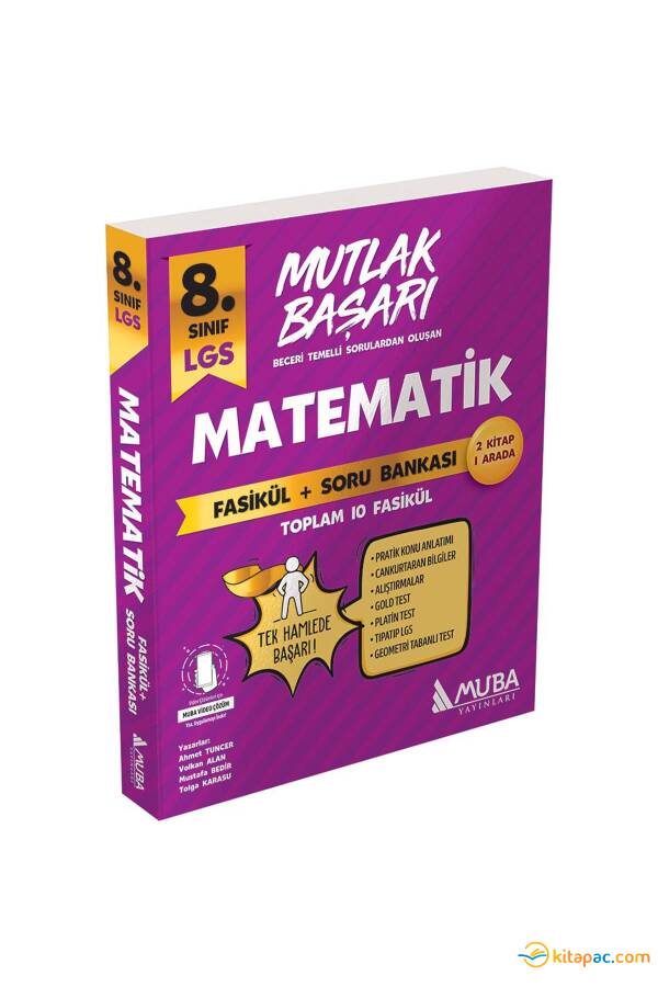 MUBA 8.Sınıf MUTLAK BAŞARI MATEMATİK Fasikül + Soru Bankası - 1