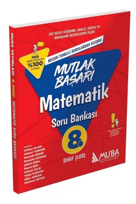 MUBA 8.Sınıf MUTLAK BAŞARI MATEMATİK Soru Bankası - MUBA YAYINLARI