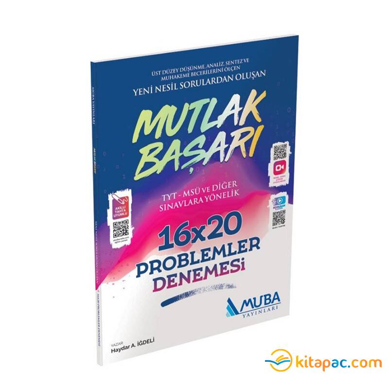 MUBA TYT MUTLAK BAŞARI MATEMATİK 16x40 PROBLEMLER DENEMES, - 1