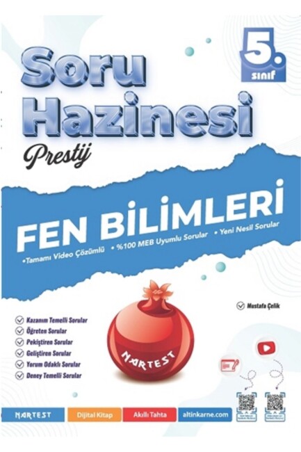 NARTEST 5.Sınıf PRESTİJ FEN BİLİMLERİ SORU HAZİNESİ - NARTEST YAYINLARI