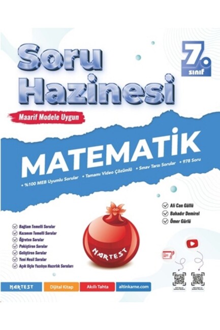 NARTEST 7.SINIF MATEMATİK SORU HAZİNESİ - NARTEST YAYINLARI