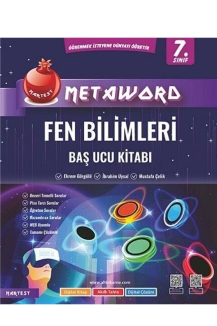 NARTEST 7.Sınıf METAWORD FEN BİLİMLERİ BAŞ UCU KİTABI - NARTEST YAYINLARI